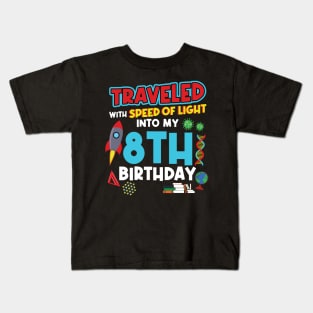 8. Birthday - Science Birthday Kids T-Shirt